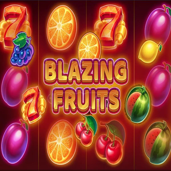 Blazing Fruits logo by Inbet Games Oscar Spin Casino