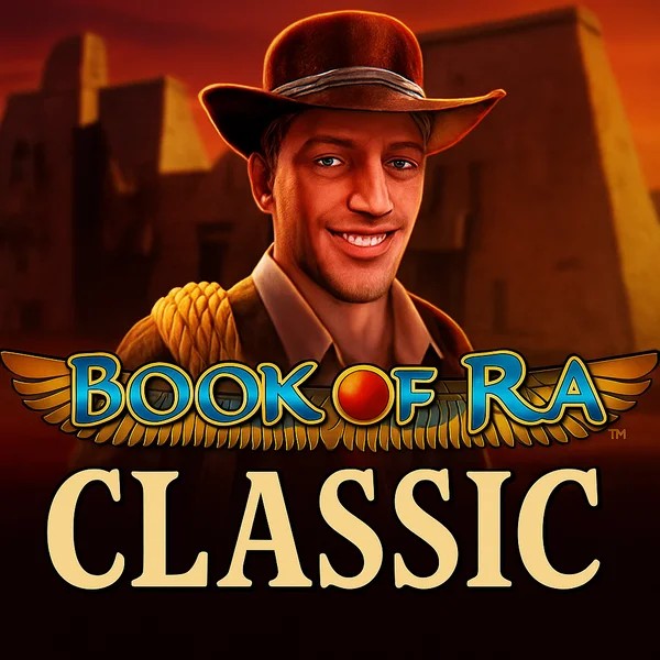 Book of Ra Classic slot visual from Novomatic available on oscar-spin.eu.com