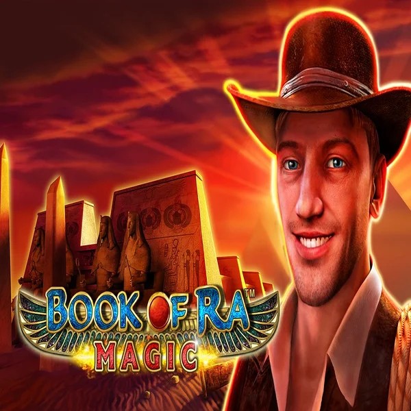 Book of Ra Magic online game logo by Greentube on oscar-spin.eu.com