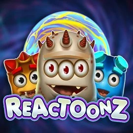 Reactoonz game by Play'n GO – logo hosted on Oscar Spin Casino