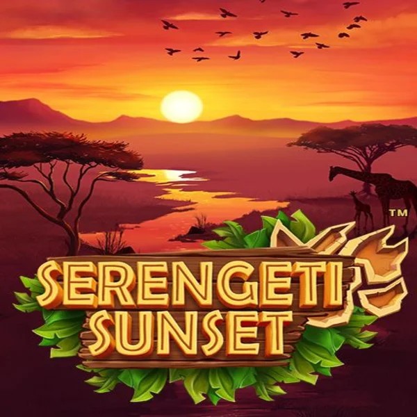 Serengeti Sunset slot logo by Skywind Group at Oscar Spin Casino