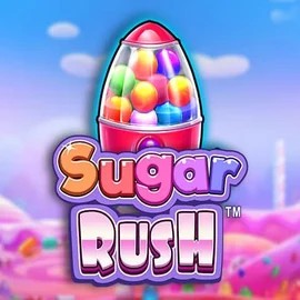 Sugar Rush logo by Pragmatic Play at Oscar Spin Casino