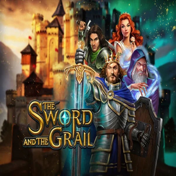 The Sword and the Grail casino game by Play'n GO – featured logo at Oscar Spin Casino