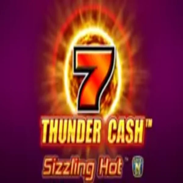 Official Slots logo: Thunder Cash Sizzling Hot by Novomatic at Oscar Spin Casino