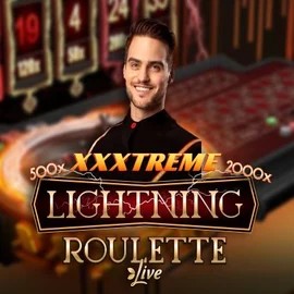 XXXtreme Lightning Roulette online game logo by Evolution on oscar-spin.eu.com